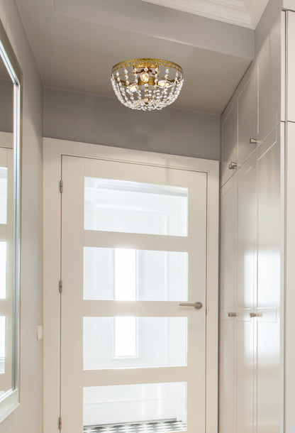 Kylie 12 inch flush mount in chrome