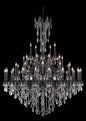 Rosalia 45 light Dark Bronze Chandelier Clear Royal Cut Crystal