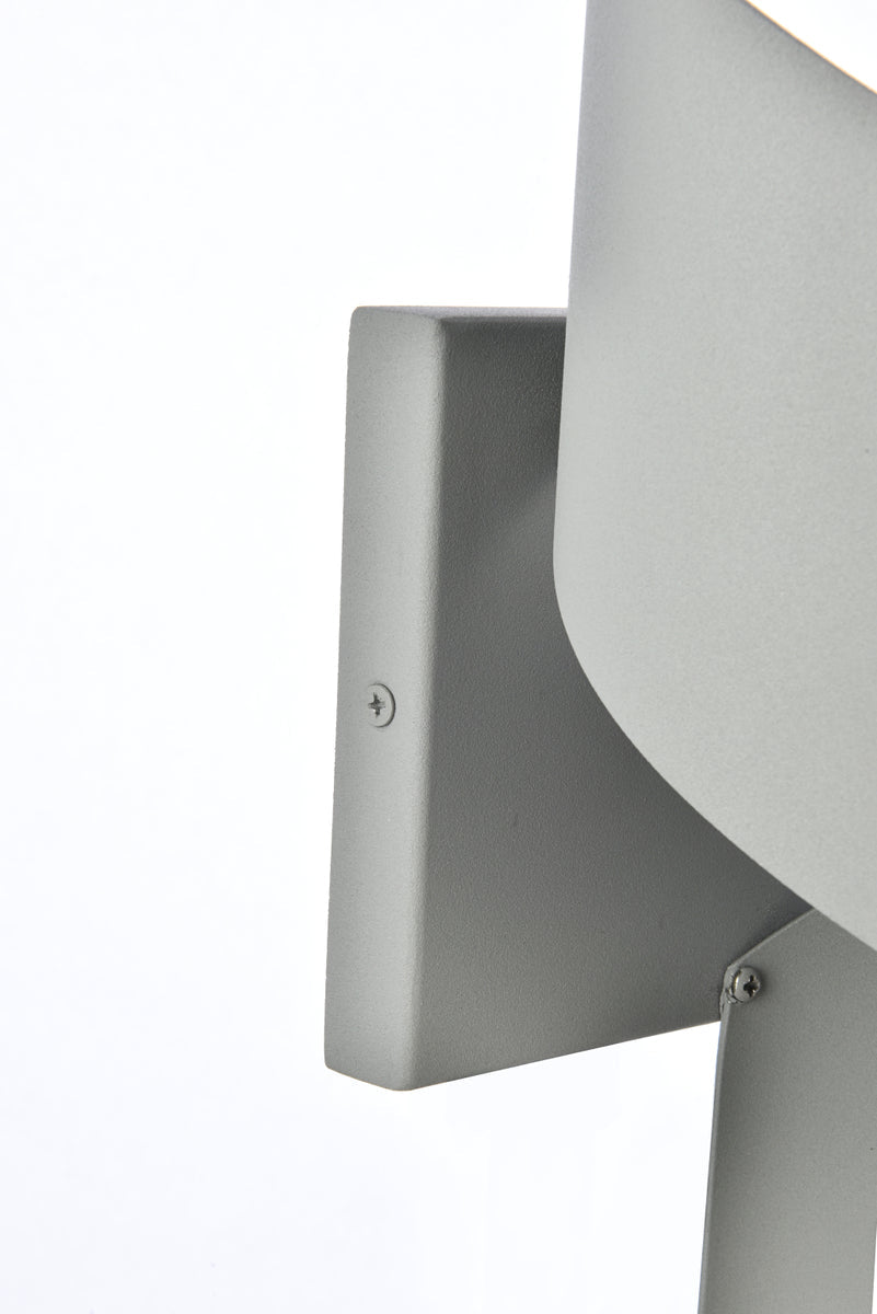 Raine Integrated LED wall sconce  in silver