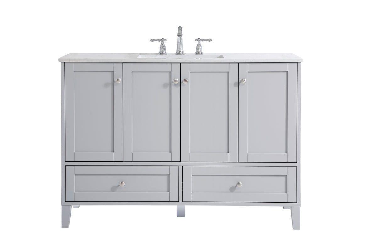 48 inch Single Bathroom Vanity in Grey