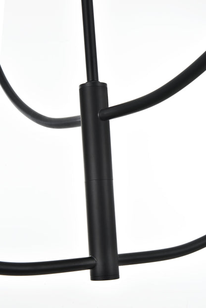 Nyomi 36 inch chandelier in Black