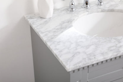 30 inch Single bathroom vanity in  Grey