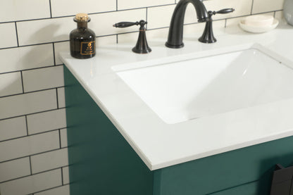 60 inch double bathroom vanity in green