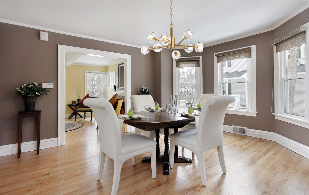 Graham 8 Light Pendant in Gold