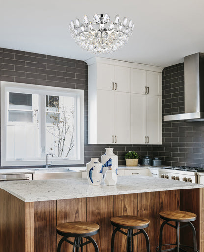 Emilia 18 inch flush mount in chrome