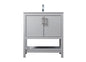 30 Inch SIngle Bathroom Vanity In Grey