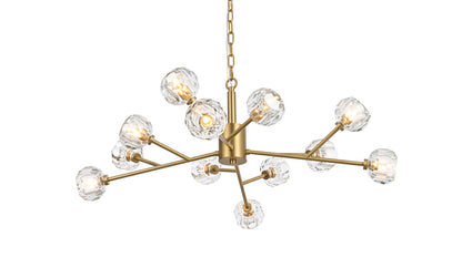 Graham 12 Light Pendant in Gold