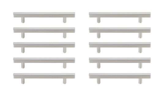 Dior 5" Center to Center Brushed Nickel Bar Pull Multipack (set of 10)