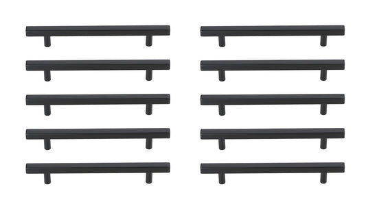 Dior 6-5/16" Center to Center Matte Black Bar Pull Multipack (set of 10)