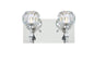 Graham 2 Light Wall Sconce in Chrome