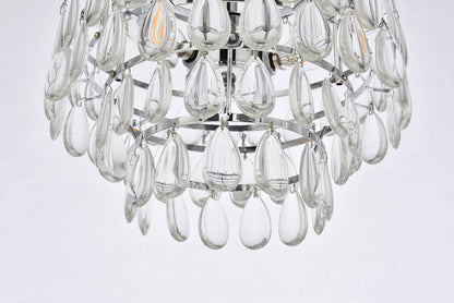 Mila 14 inch pendant in chrome