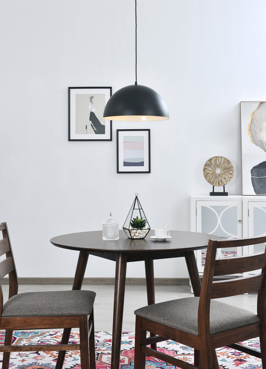 Forte 1 light black Pendant