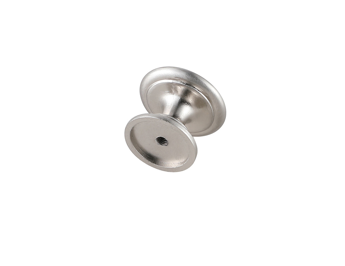 Kaid 1.2" Diameter Brushed Nickel Mushroom Knob Multipack (Set of 10)