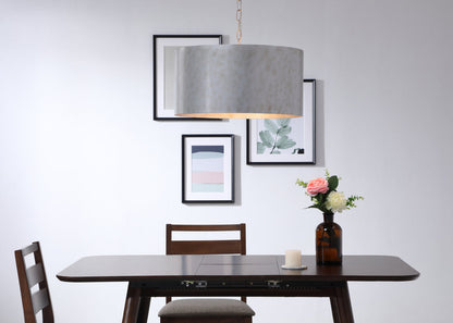 Miro 3 light Vintage Silver pendant