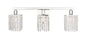 Phineas 3 light Chrome and Clear Crystals wall sconce