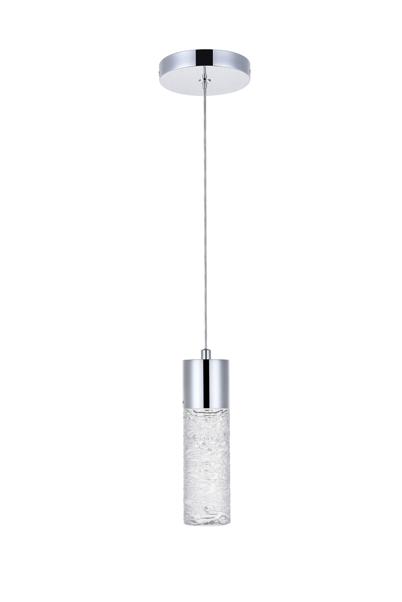 Constellation 1 light Chrome LED Pendant