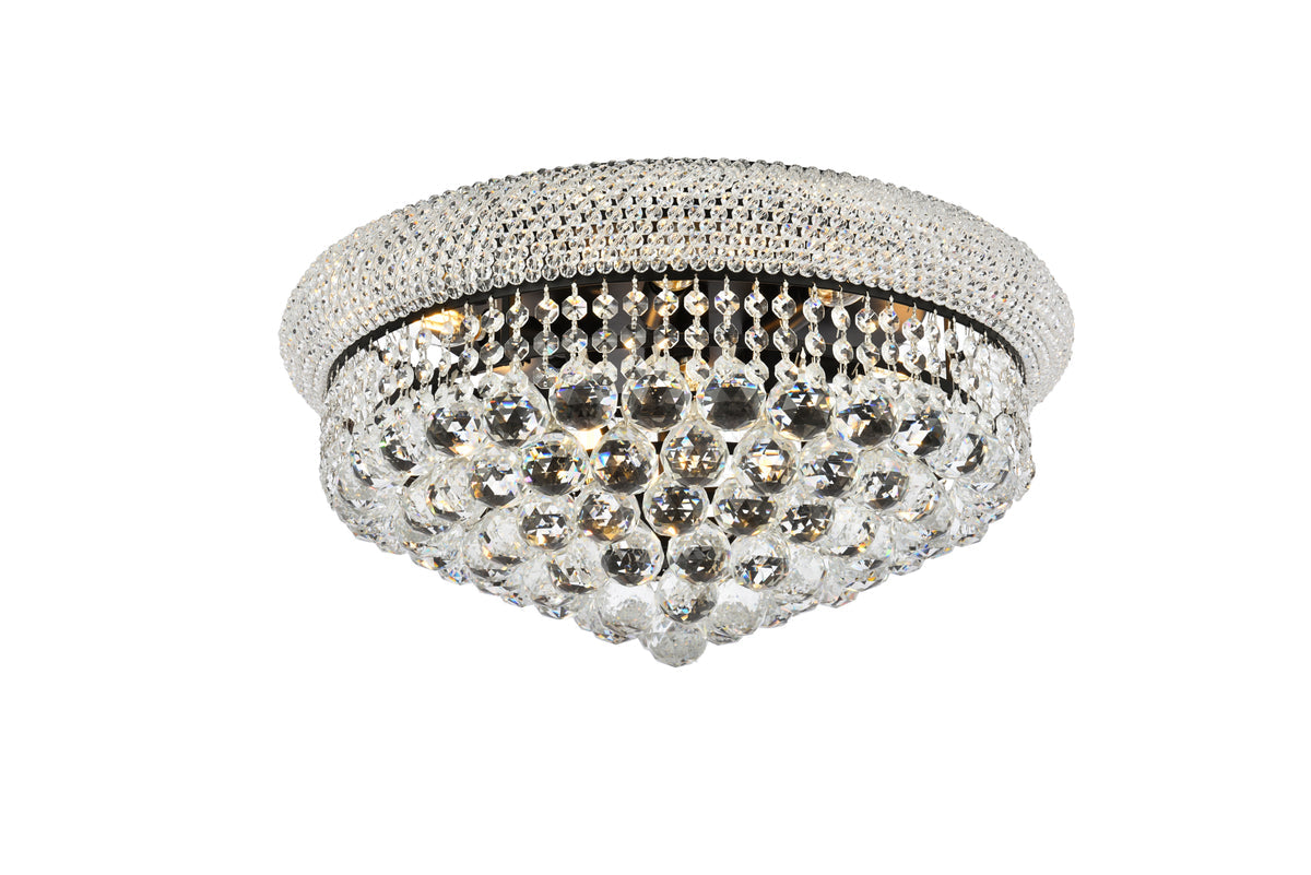 Primo 20 inch black flush mount