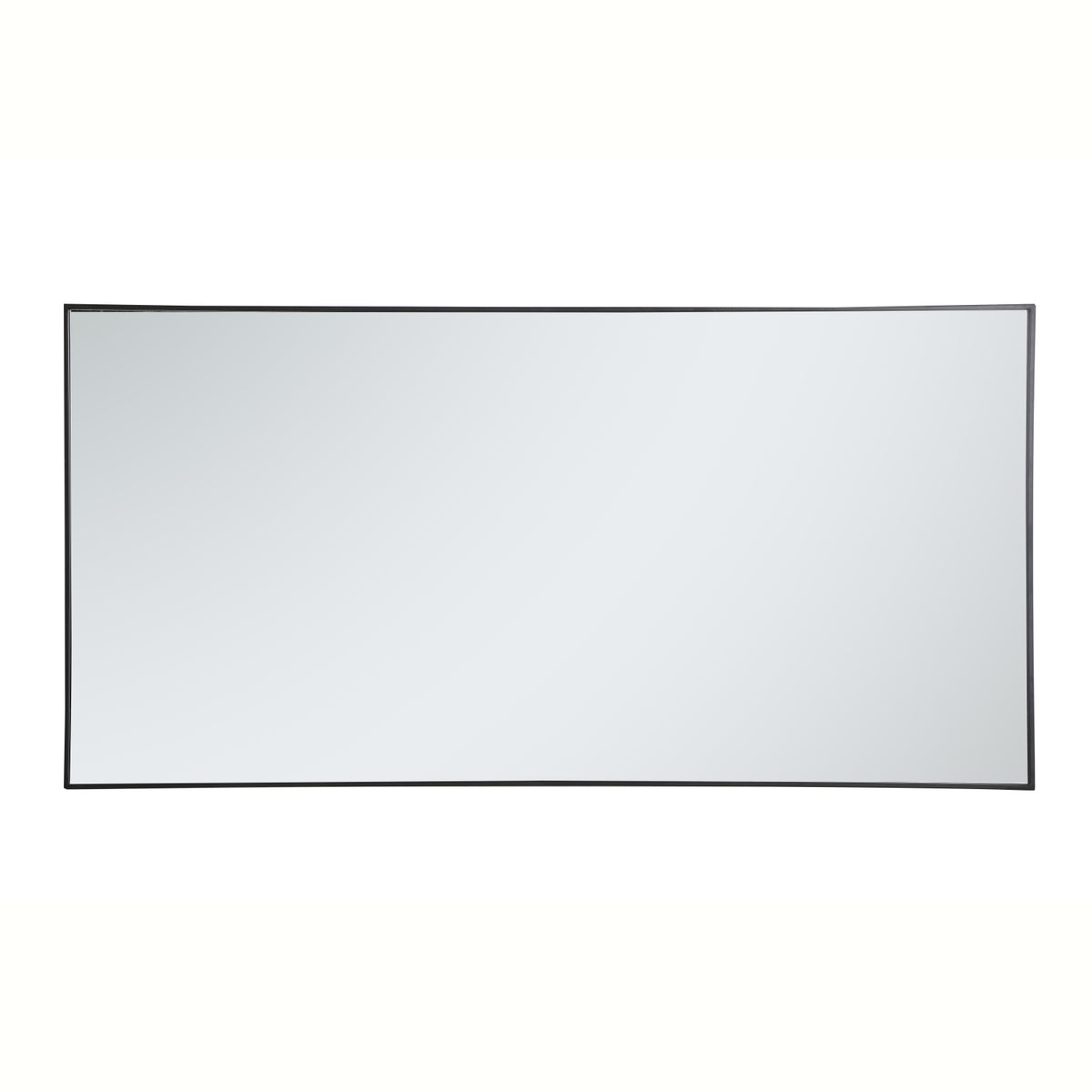 Metal frame rectangle mirror 36 inch in Black
