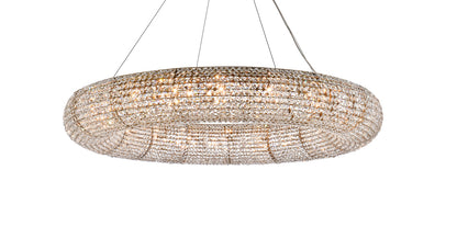 Paris 20 light Brass Chandelier Clear Royal Cut Crystal
