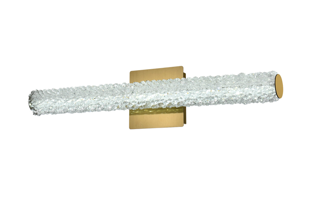 Bowen 24 inch Adjustable LED Wall Sconce in Satin Gold