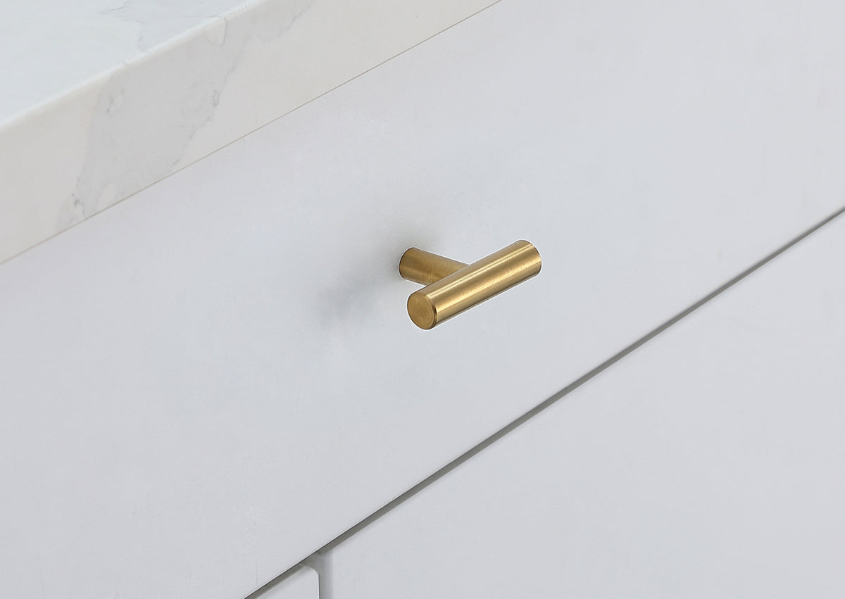 Quinn Brass T Bar Pull Multipack (set of 10)