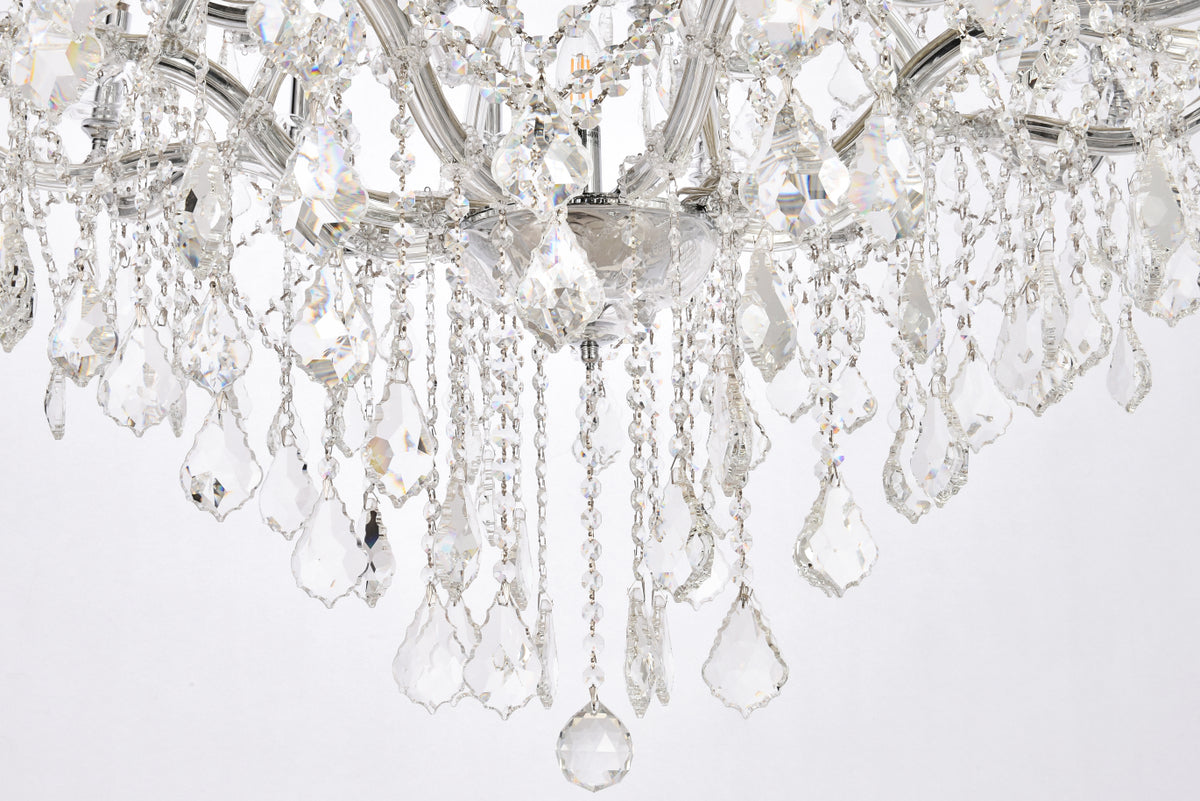 Maria Theresa 37 light Chrome Chandelier Clear Royal Cut Crystal