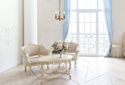 Lillie 3 light French Gold Pendant Clear Royal Cut Crystal