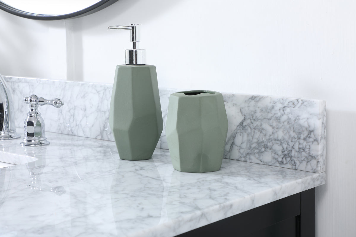 48 inch Single bathroom vanity in black with backsplash