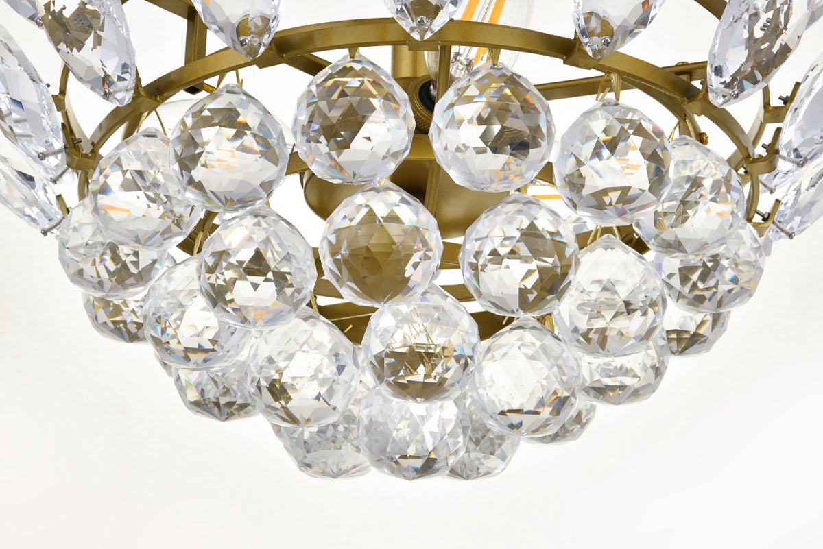 Emilia 14 inch pendant in brass