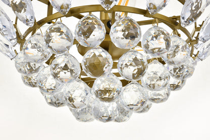 Emilia 14 inch pendant in brass