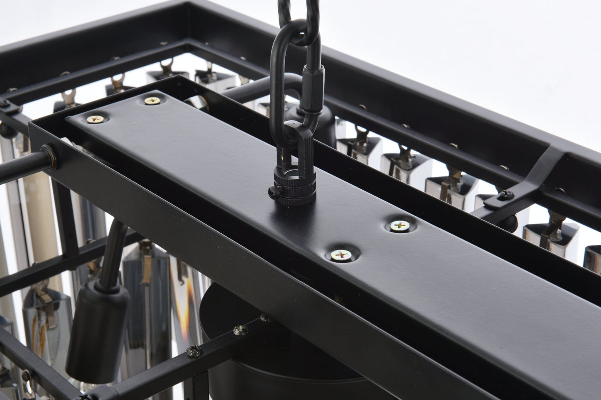 Sydney 12 light Matte Black Chandelier Silver Shade (Grey) Royal Cut Crystal