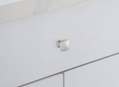 Marcel 1.2" Brushed Nickel Square Knob Multipack (Set of 10)