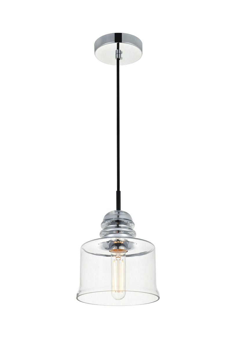 Wiley Collection Flush Mount D10in H8in Lt:4 Chrome Finish