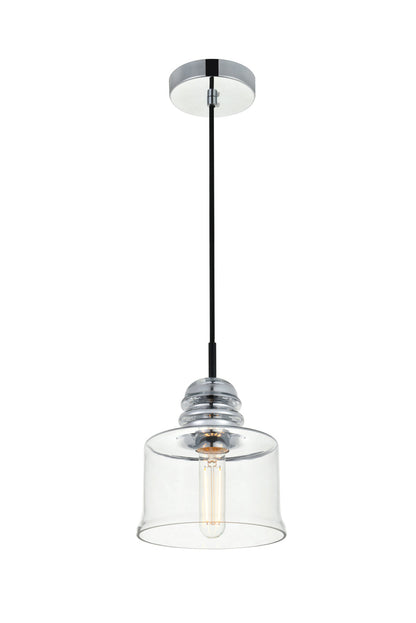 Wiley Collection Flush Mount D10in H8in Lt:4 Chrome Finish