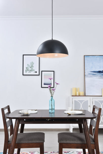 Forte 1 light black Pendant