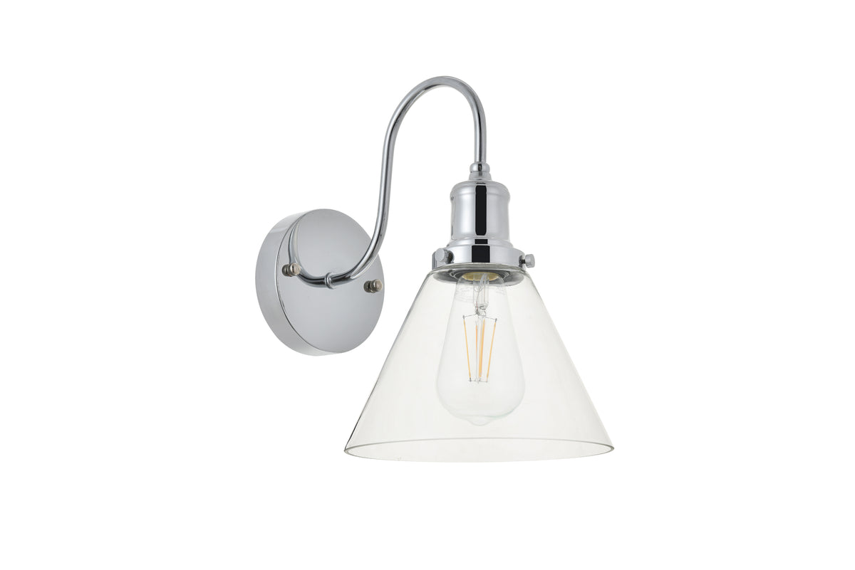 Histoire 1 light chrome Wall Sconce