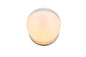 Majesty 1 light Chrome and frosted white Bath Sconce