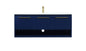 48 inch Single bathroom vanity in blue