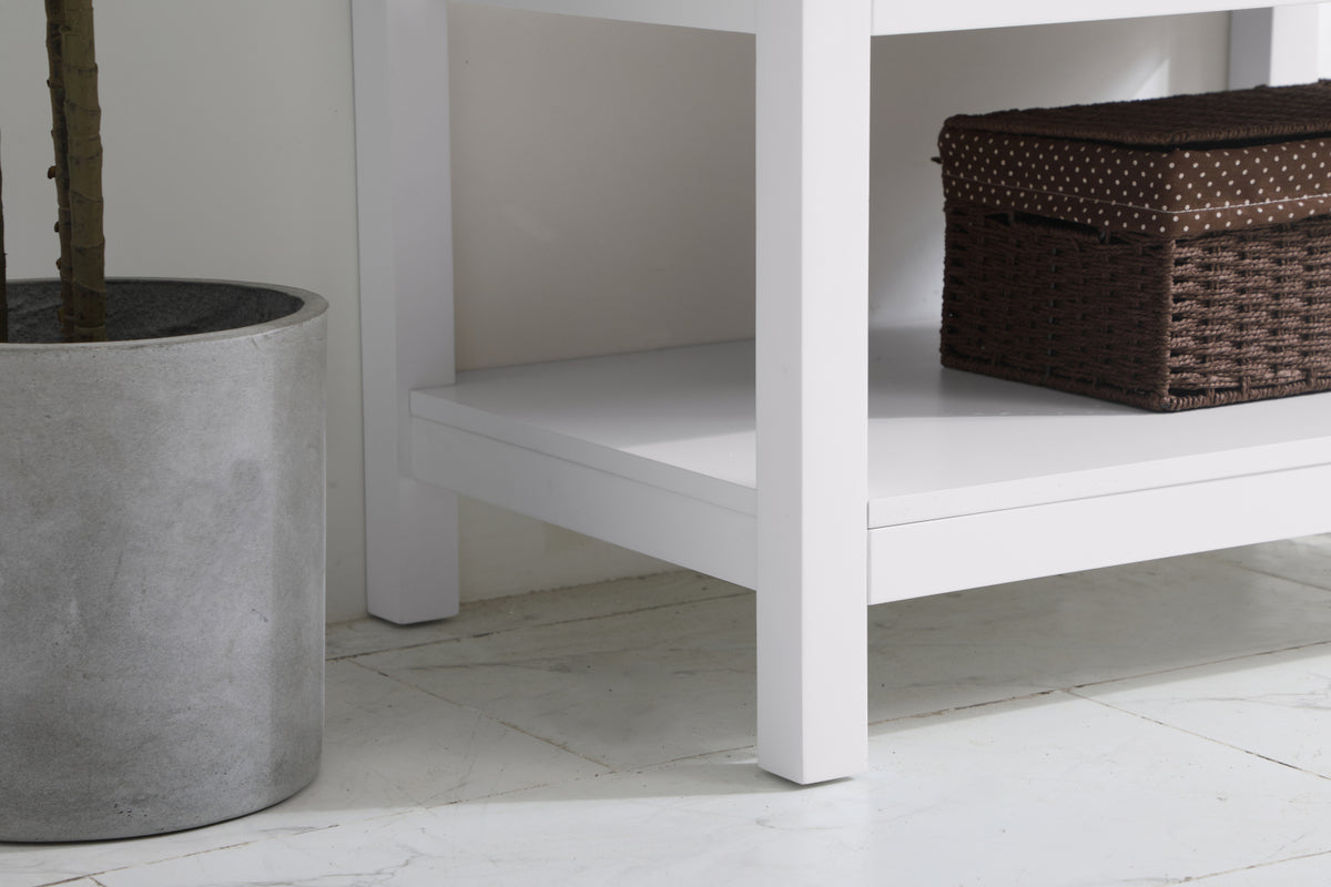 30 inch Single Bathroom Vanity in White