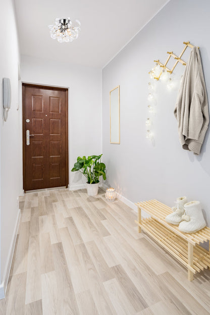 Ritz 4 Light Chrome Flush Mount, Wall Sconce