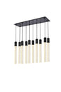 Weston 10 lights pendant in black