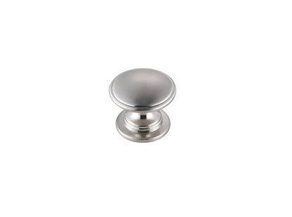Kaid 1.2" Diameter Brushed Nickel Mushroom Knob Multipack (Set of 10)