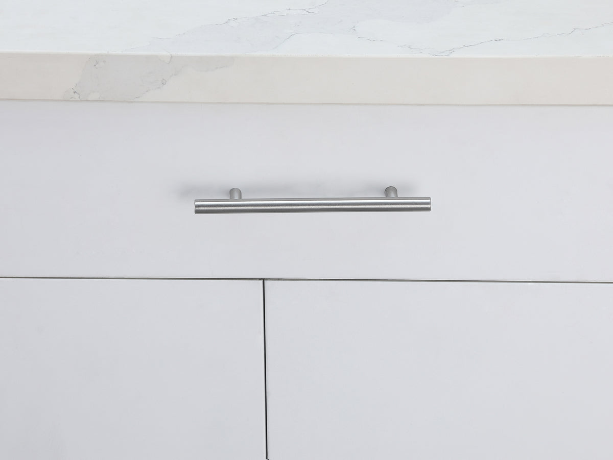 Quinn 6-5/16" Center to Center Brushed Nickel Bar Pull Multipack (set of 10)