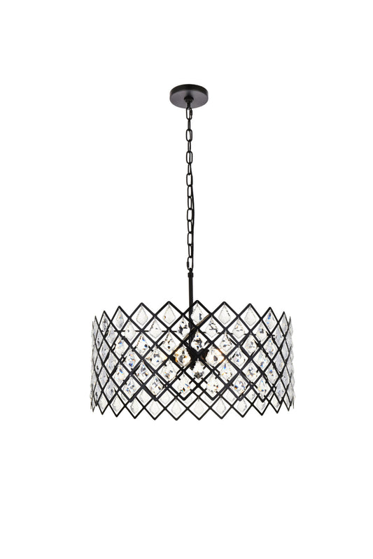 Lyla 21 inch pendant in black