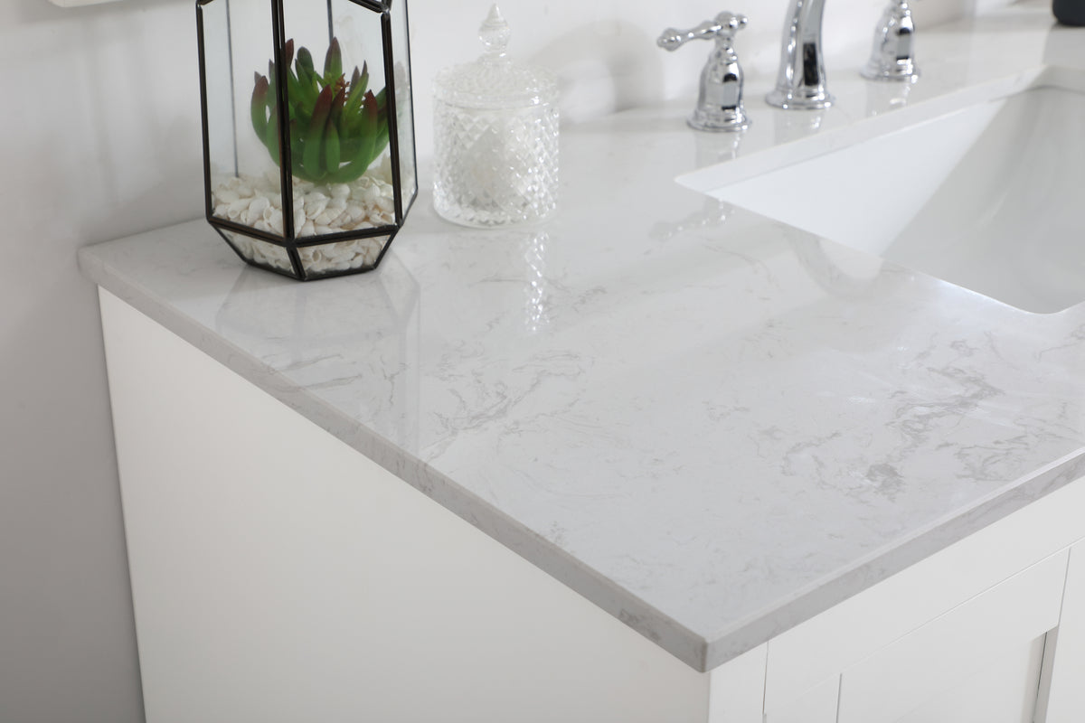 48 inch Single Bathroom Vanity in White