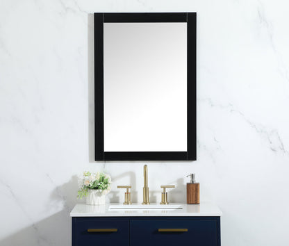 Cole vanity mirror 22 x 32 inch in black