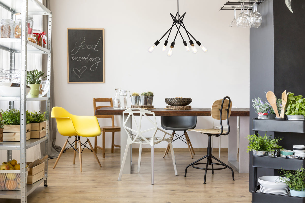 Lucca 23 inch pendant in black