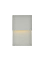 Raine Integrated LED wall sconce  in silver