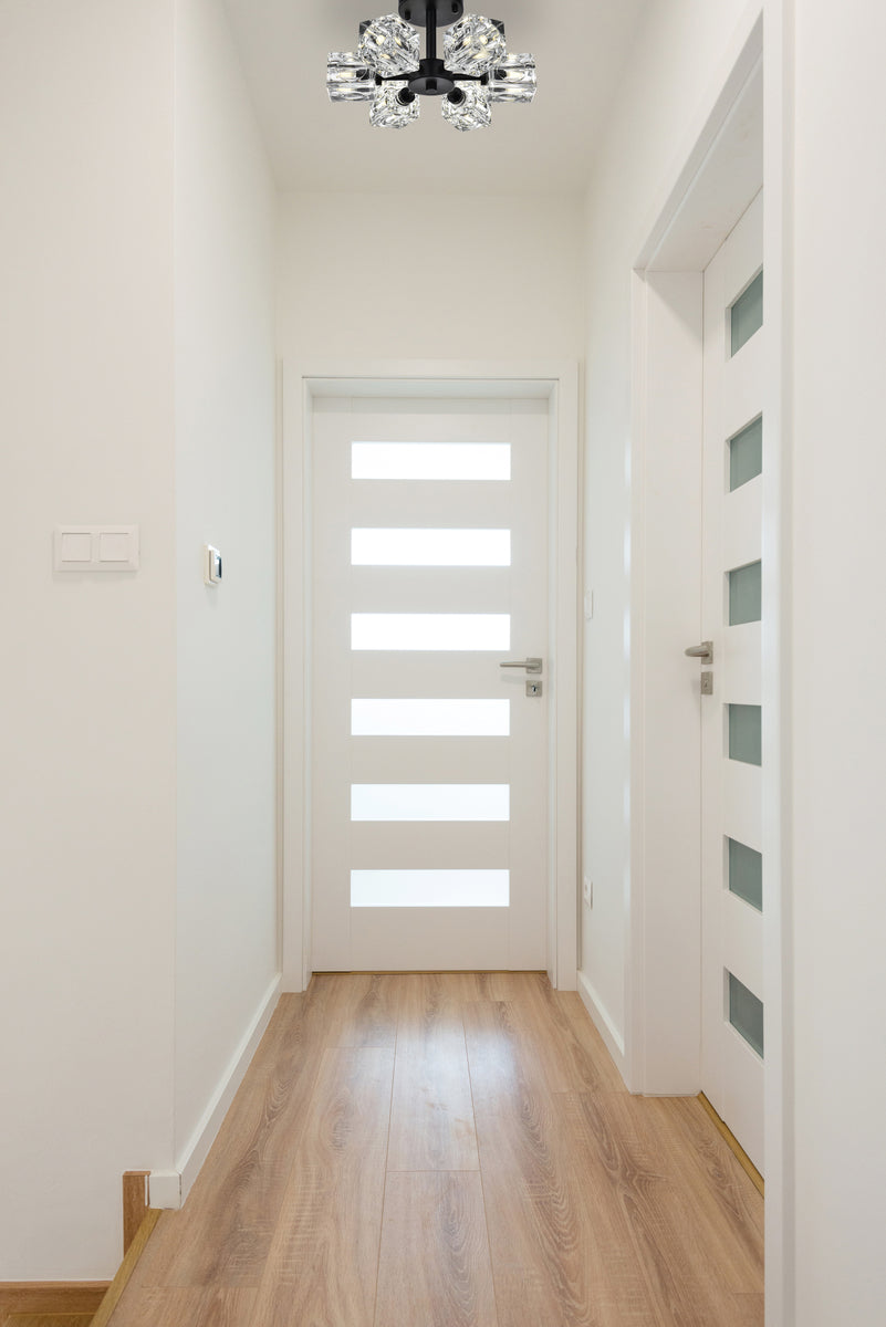 Lyra 14 inch Flush Mount in Black