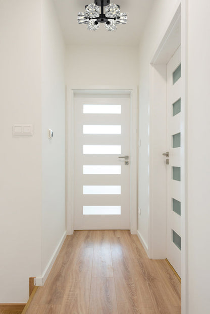 Lyra 14 inch Flush Mount in Black